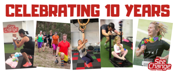celebrating 10 years banner
